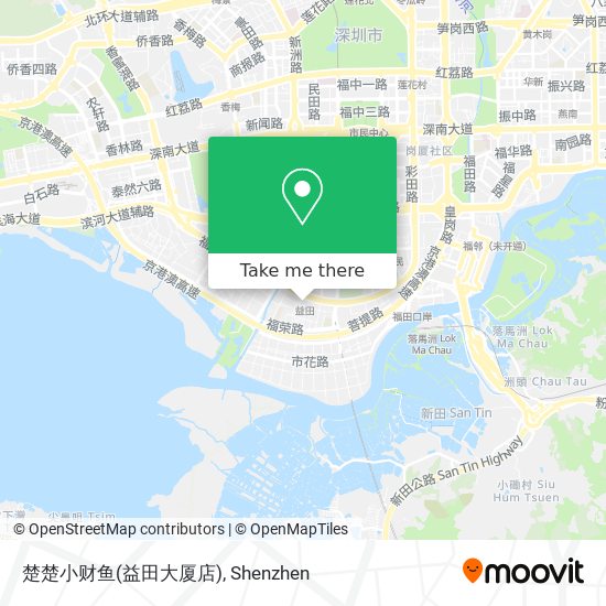 楚楚小财鱼(益田大厦店) map