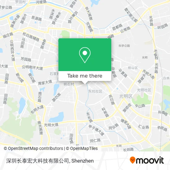 深圳长泰宏大科技有限公司 map