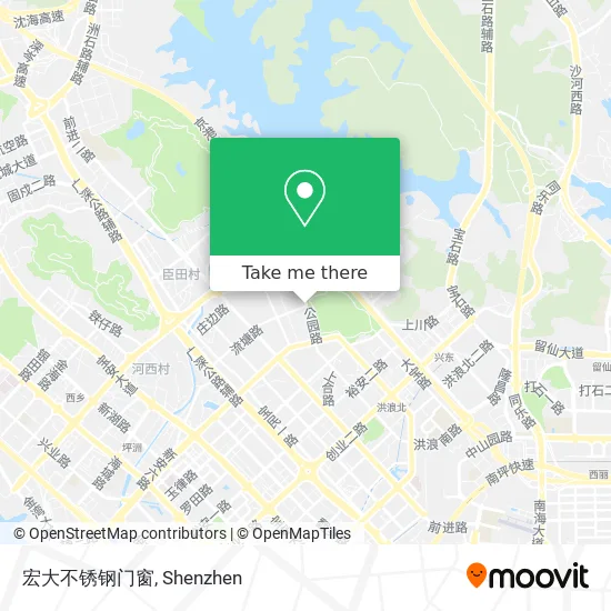 宏大不锈钢门窗 map