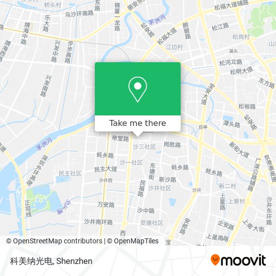 科美纳光电 map