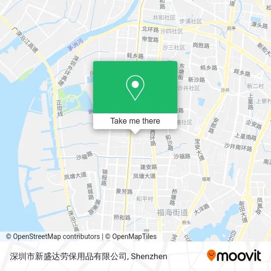 深圳市新盛达劳保用品有限公司 map