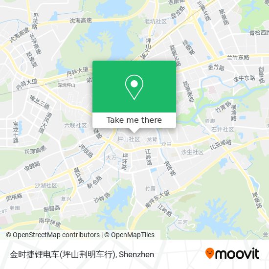 金时捷锂电车(坪山荆明车行) map