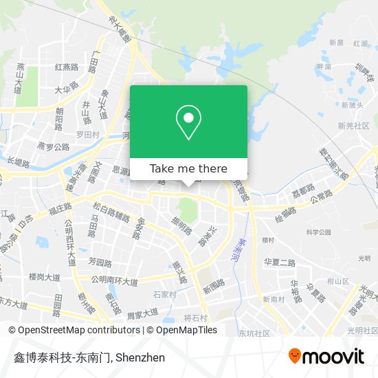 鑫博泰科技-东南门 map