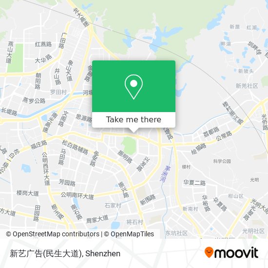 新艺广告(民生大道) map