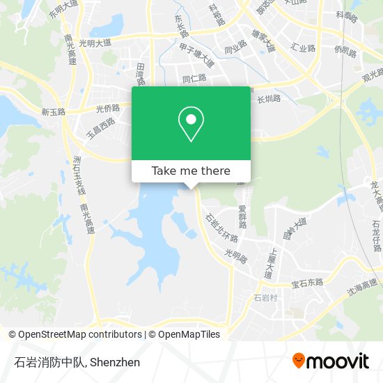 石岩消防中队 map