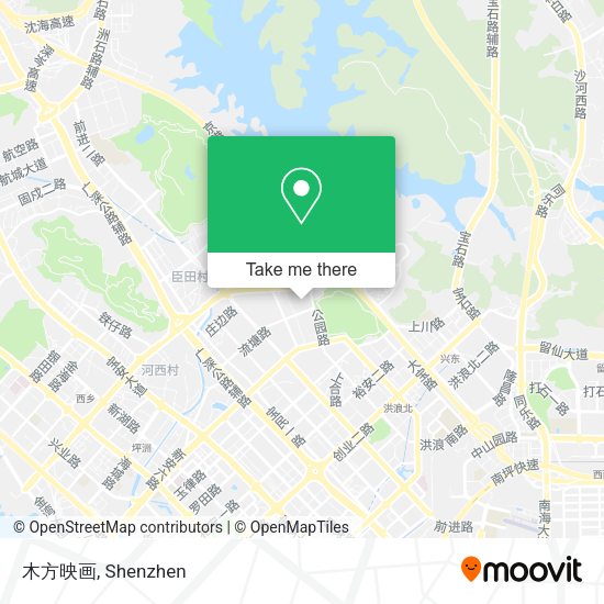 木方映画 map