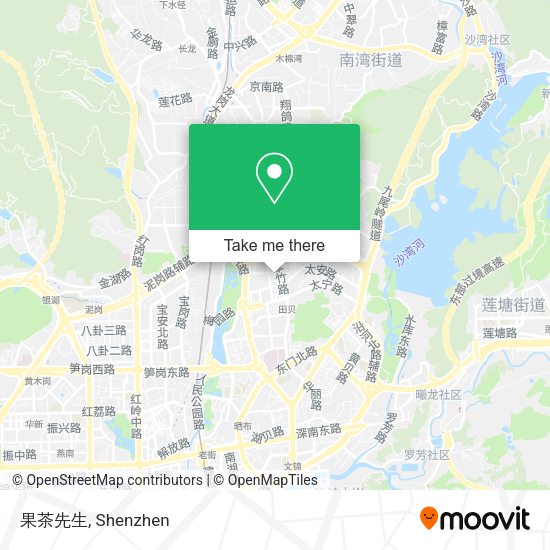 果茶先生 map