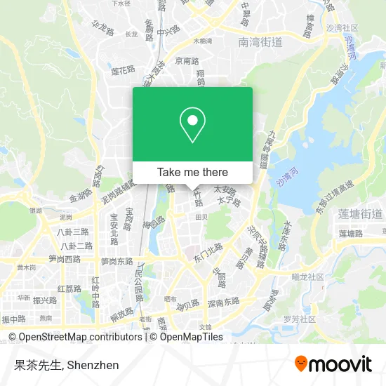 果茶先生 map