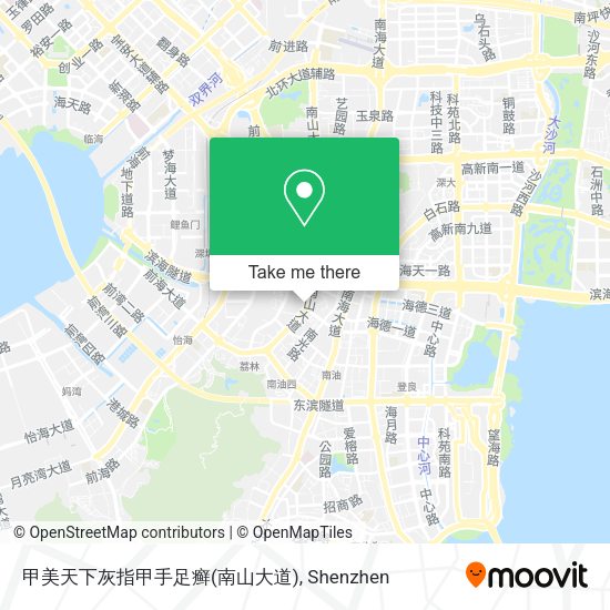 甲美天下灰指甲手足癣(南山大道) map
