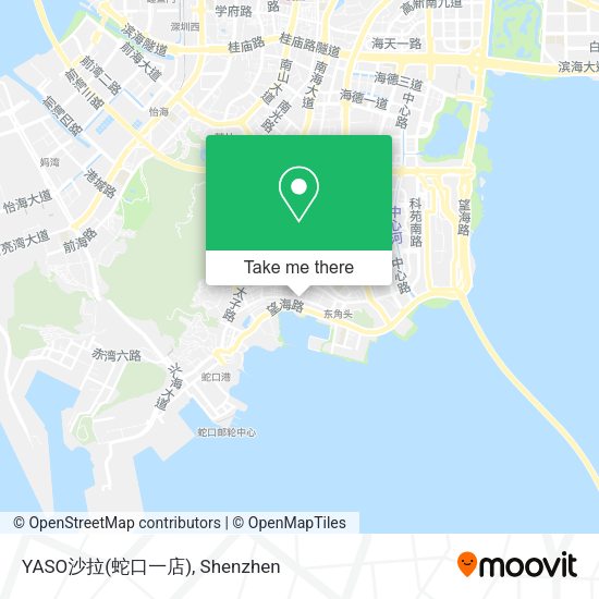 YASO沙拉(蛇口一店) map