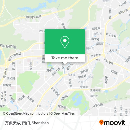 万象天成-南门 map
