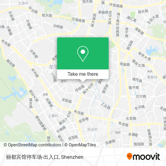 丽都宾馆停车场-出入口 map
