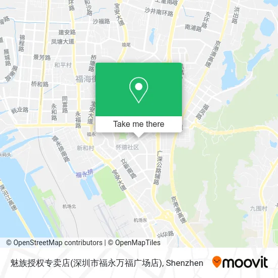 魅族授权专卖店(深圳市福永万福广场店) map
