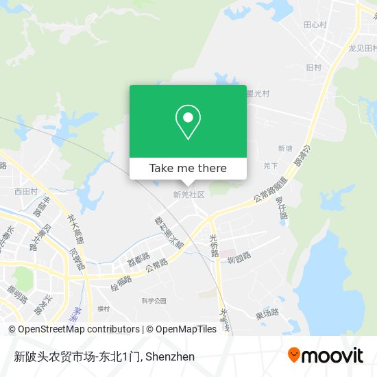 新陂头农贸市场-东北1门 map