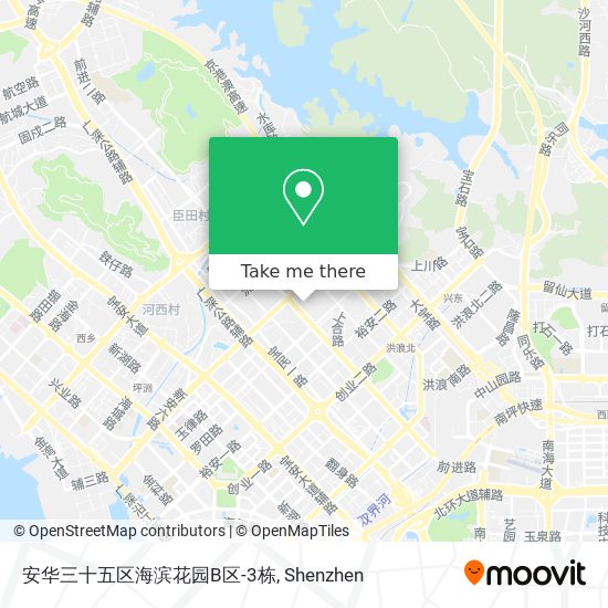 安华三十五区海滨花园B区-3栋 map