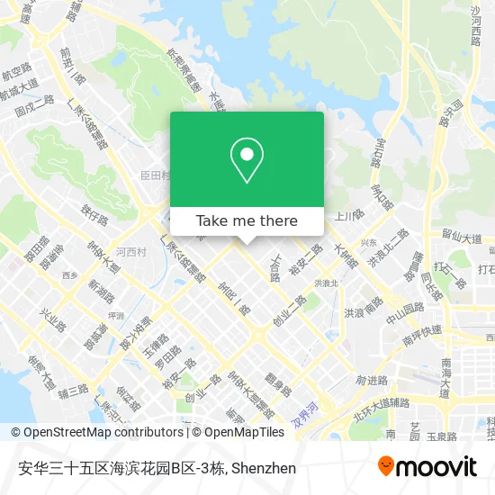 安华三十五区海滨花园B区-3栋 map