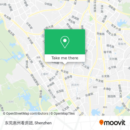 东莞惠州看房团 map