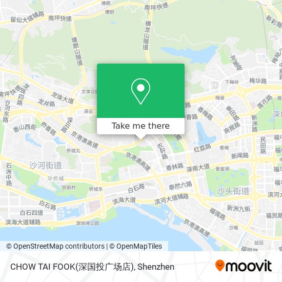 CHOW TAI FOOK(深国投广场店) map