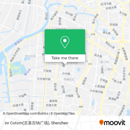 inr Cotom(京基百纳广场) map