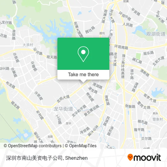 深圳市南山美资电子公司 map