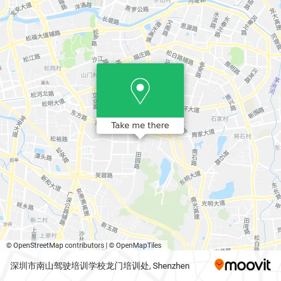 深圳市南山驾驶培训学校龙门培训处 map