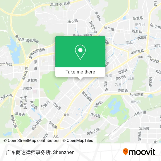 广东商达律师事务所 map