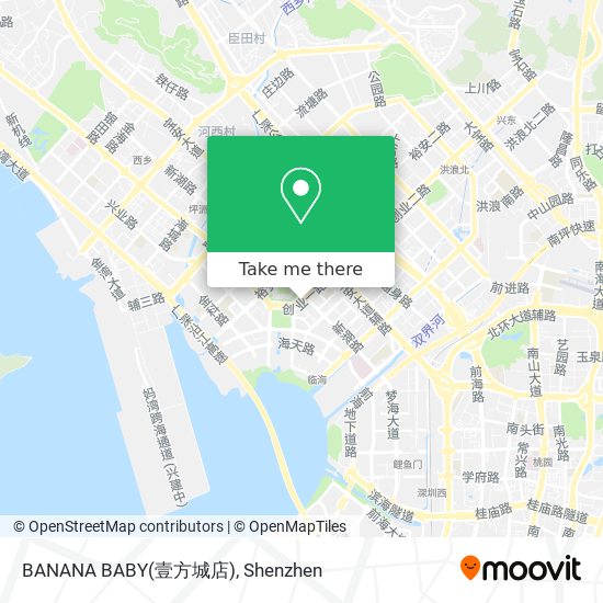 BANANA BABY(壹方城店) map