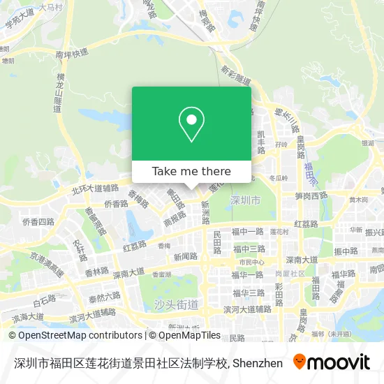 深圳市福田区莲花街道景田社区法制学校 map