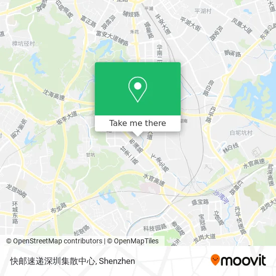 快邮速递深圳集散中心 map