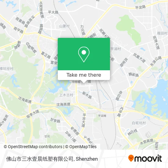佛山市三水壹晨纸塑有限公司 map
