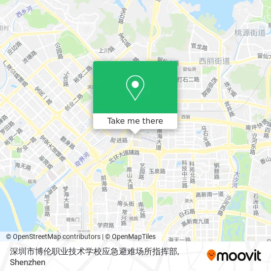 深圳市博伦职业技术学校应急避难场所指挥部 map