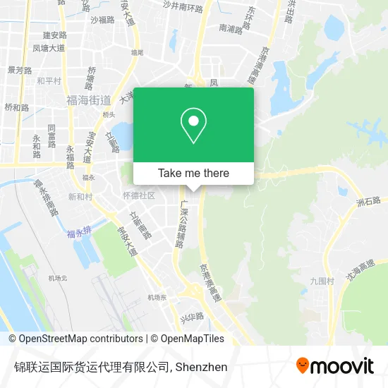 锦联运国际货运代理有限公司 map
