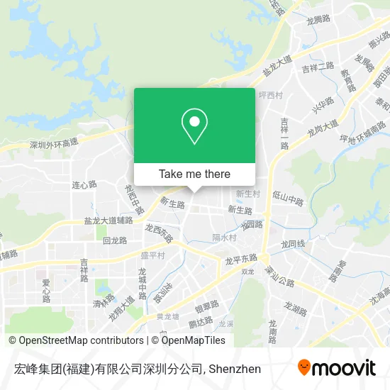 宏峰集团(福建)有限公司深圳分公司 map