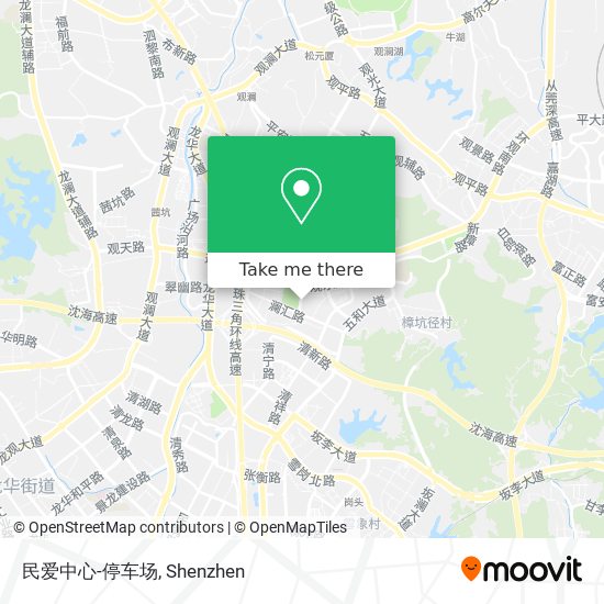 民爱中心-停车场 map