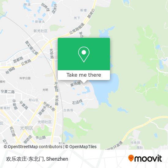 欢乐农庄-东北门 map