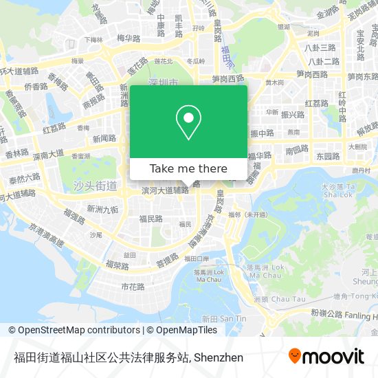 福田街道福山社区公共法律服务站 map