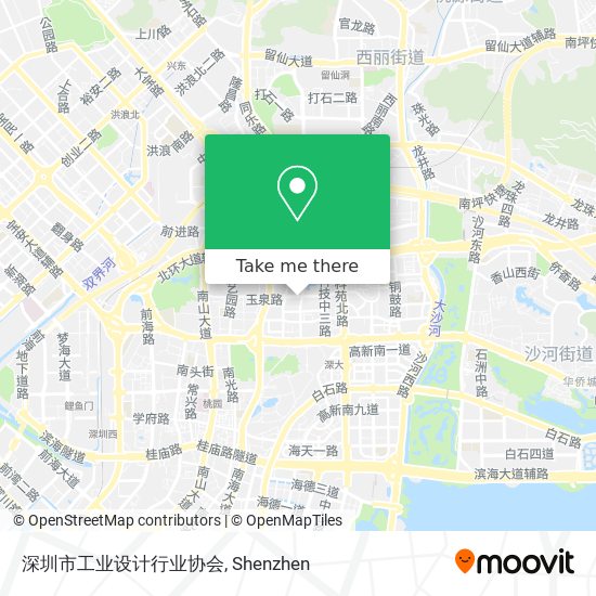 深圳市工业设计行业协会 map