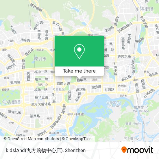 kidslAnd(九方购物中心店) map