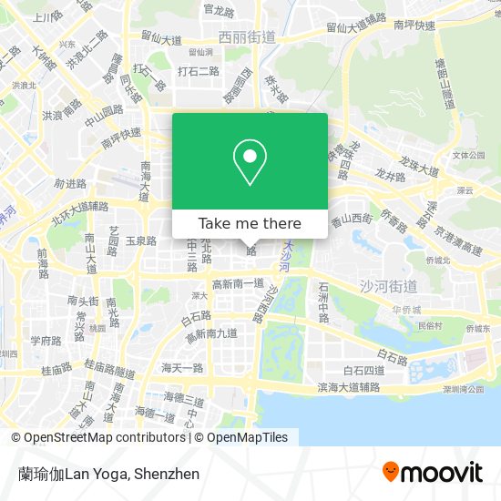 蘭瑜伽Lan Yoga map