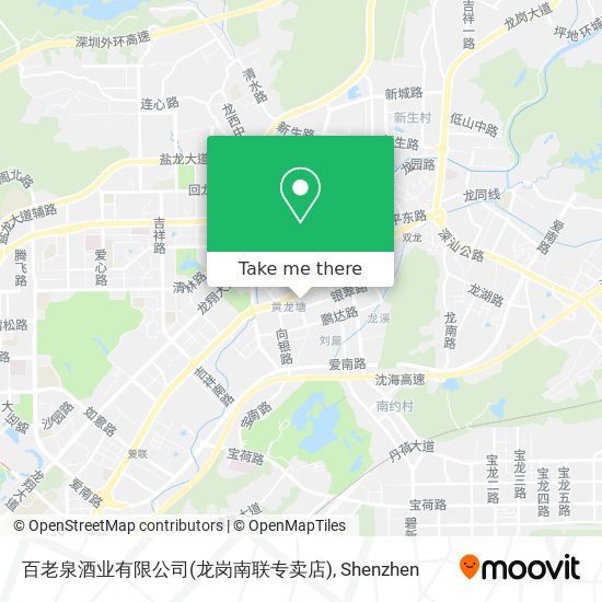 百老泉酒业有限公司(龙岗南联专卖店) map