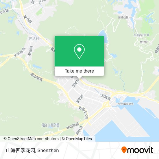 山海四季花园 map