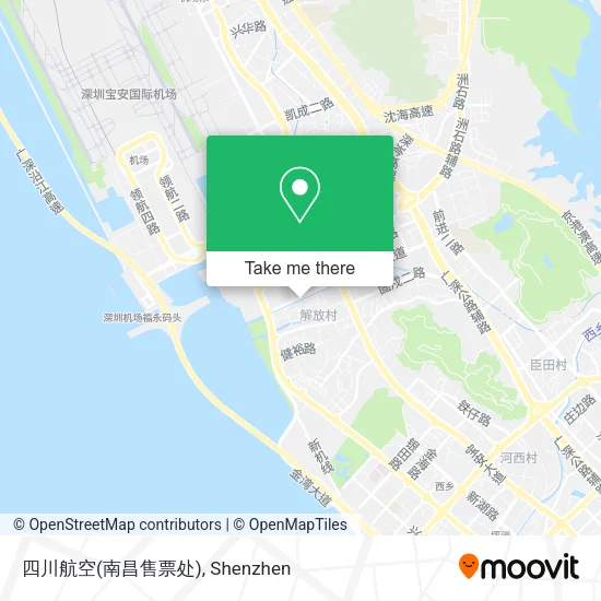 四川航空(南昌售票处) map