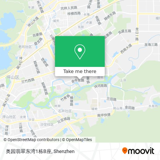 奥园翡翠东湾1栋B座 map