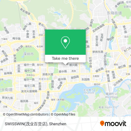 SWISSWIN(茂业百货店) map