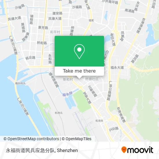 永福街道民兵应急分队 map