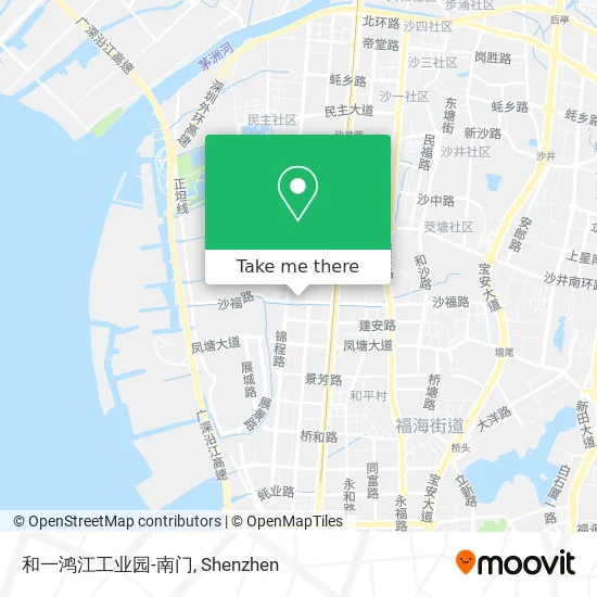 和一鸿江工业园-南门 map