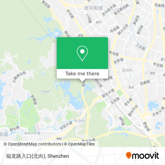 福龙路入口(北向) map