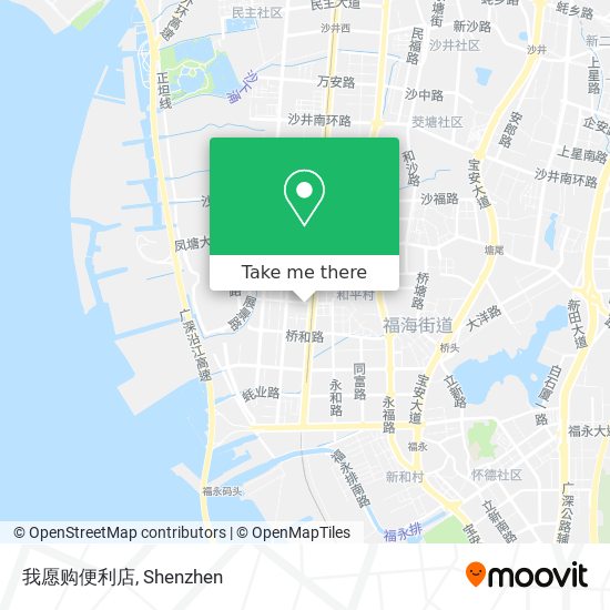 我愿购便利店 map