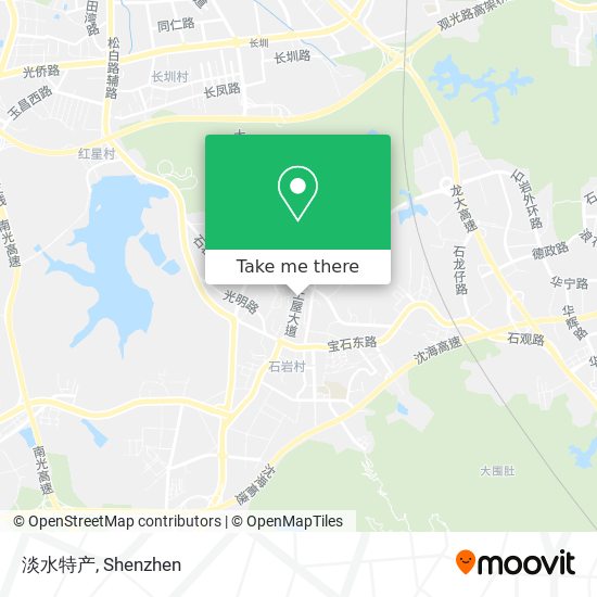 淡水特产 map