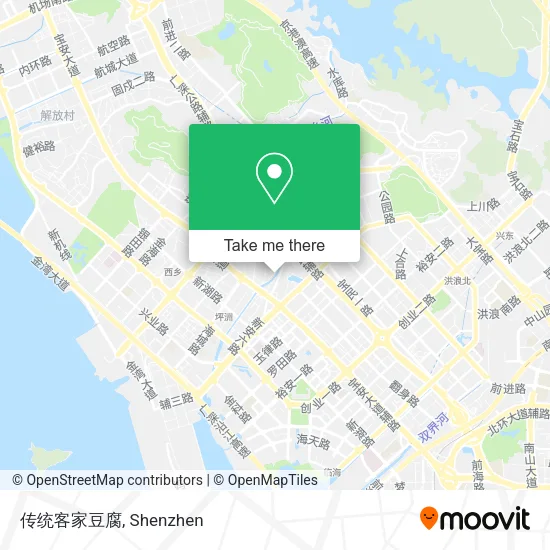 传统客家豆腐 map